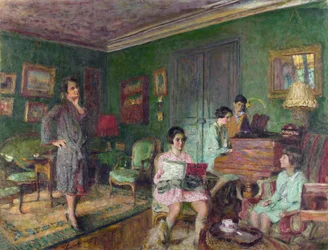 Madame Andre Wormser and her Children (1927)