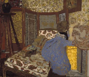 Woman in Blue with a Child, c.1899