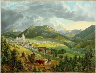 Mariazell from the Bürgeralpe