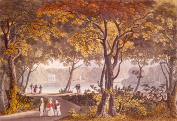 Töplitz. The Castle Garden