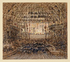 Theatre in Beijing. Interior View