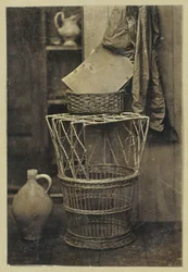 Still Life with Basket, Jug, Pitcher, and Portfolio