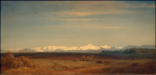 Bavarian Landscape Before the Mountains