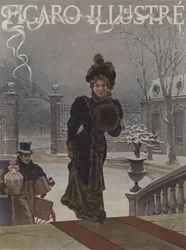 For the Babies. Cover of Le Figaro Illustre, January 1893