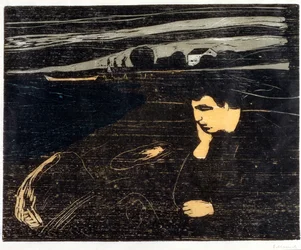 Evening, Melancholy: On the Beach