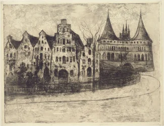 Lübeck (the Holsten Gate)
