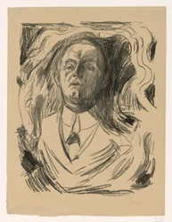 Self-Portrait with Cigarette