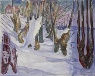 Winter Landscape with House