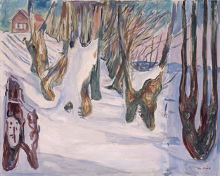 Winter Landscape with House