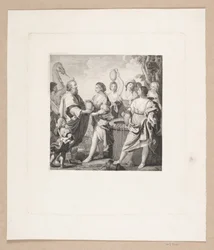 Eliezer and Rebekah at the Well