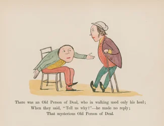 There was an Old Person of Deal, who in walking used only his heel