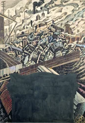 Slag Heaps, a design for the Leeds Town Hall Mural