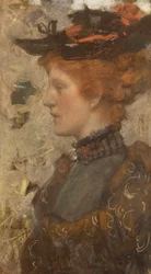 Portrait of Miss Elizabeth D. Reid