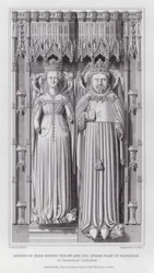 Effigy of King Henry IV and His Queen Joan of Navarre in Canterbury Cathedral