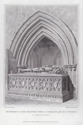 Monument of John Beaufort Duke of Somerset, and his Duchess, in Wimborne Minster