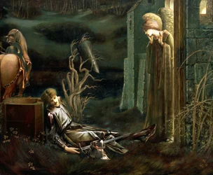 The Dream of Sir Lancelot at the Chapel of the Holy Grail, 1896