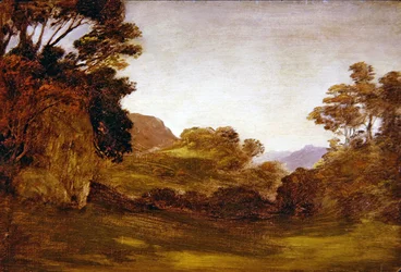 A Road Through A Wooded Landscape