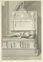 Monument to Sir Henry Newton, and Lady Newton, in Bristol Cathedral