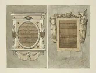 Monuments to Bishop Searchfield, Dean Chetwynd, and Mrs. Weeks, in Bristol Cathedral