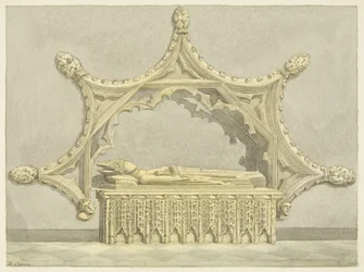 Tomb of Abbot Knowles, in Bristol Cathedral