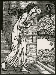 Psyche rushing out of Palace