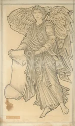 Angel with Scroll - Figure Number Ten