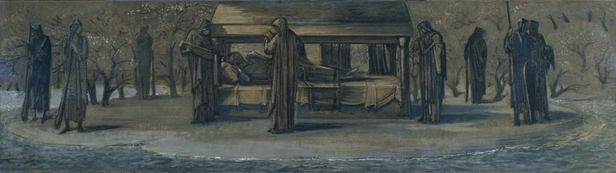 King Arthur at Avalon, c.1890