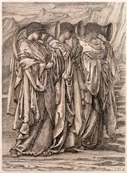 Study for The Challenge in the Wilderness