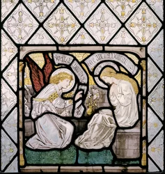 The Annunciation (detail from the east window)
