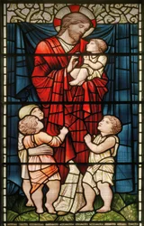 Wilden, All Saints, Christ Blessing The Children, 1902-1914