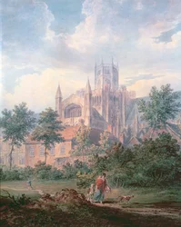 Ely Cathedral from the South East (detail)