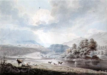 Lake Amongst Hills