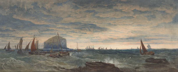 The Bass Rock at Dawn