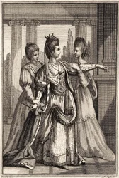 Mary Ann Yates as Cleopatra in Dryden