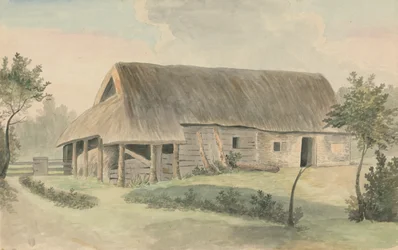 Thatched-roof Barn