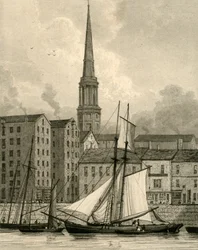 St. Georges Church from the Docks, Liverpool