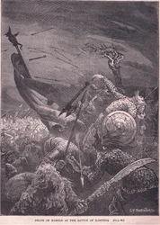 Death of Harold at the Battle of Hastings AD 1066