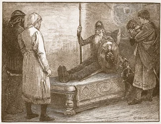 The Death of Siward, Illustration from 