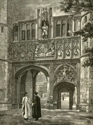 Principal Gateway, Trinity College, late 19th century