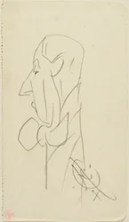 Man with a Large Bow Tie