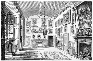 The Great Hall of Charlecote Park, Warwickshire