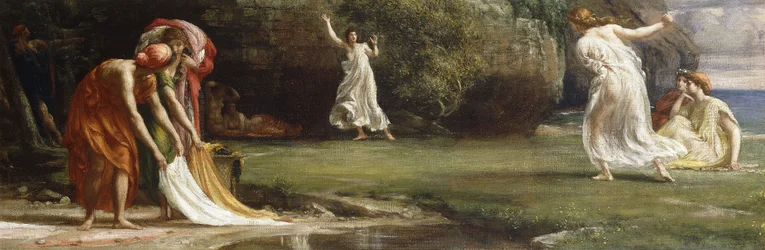 Nausicaa and Her Maidens Playing at Ball