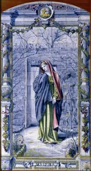 November, from a Series of Tile Panels for the Dutch Kitchen