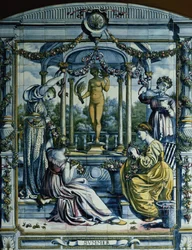 Summer, from a Series of Tile Panels for the Dutch Kitchen
