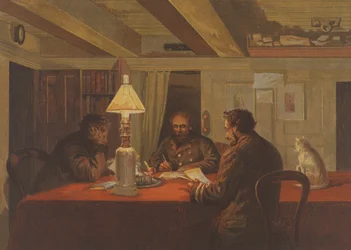 Polar sketches, Winter quarters inside HMS 