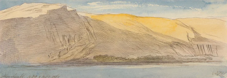 Abu Simbel, 4:30 pm, 8 February 1867