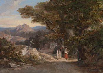 Between Olavano and Civitella, 1842
