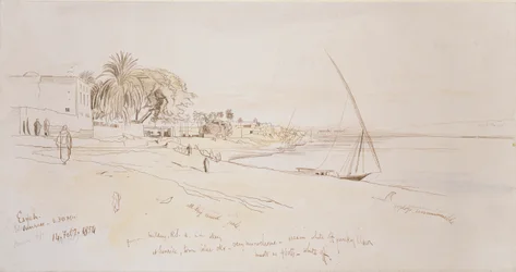 Esneh, Egypt, 1854