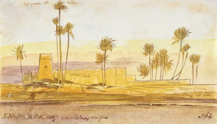 Near Wady Halfeh, 5:30pm, 6 February 1867
