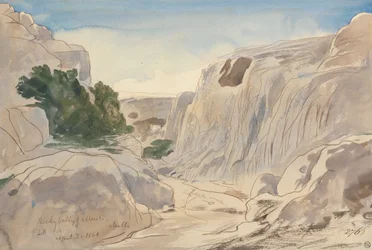 Rocky Valley of Mosta, Malta, 2:15 p.m. (April 3, 1866)
